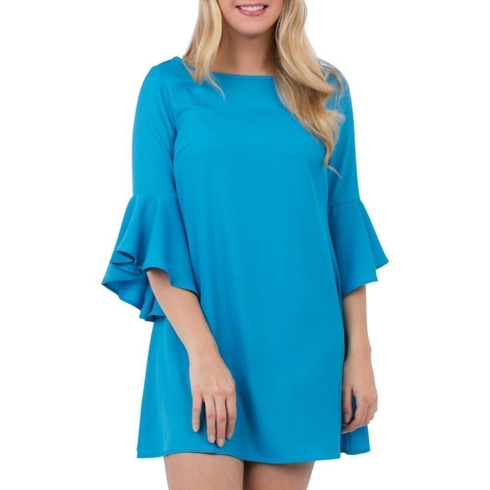 NEW Hoda Dress- Turquoise